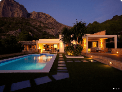 Villa with sea terrace